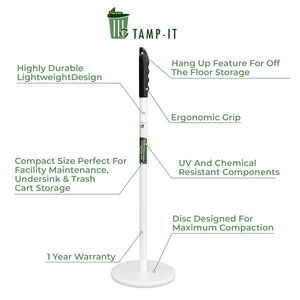 TAMP-IT  34" x 7-1/2" Circular compacting Surface - tamp-it